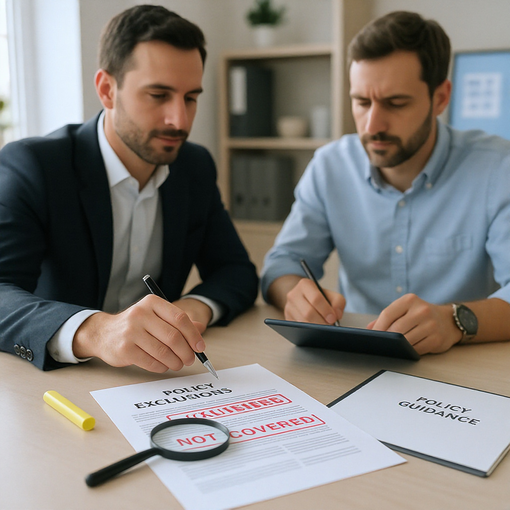 Exclusiones de póliza — Qué no está cubierto y qué hacer