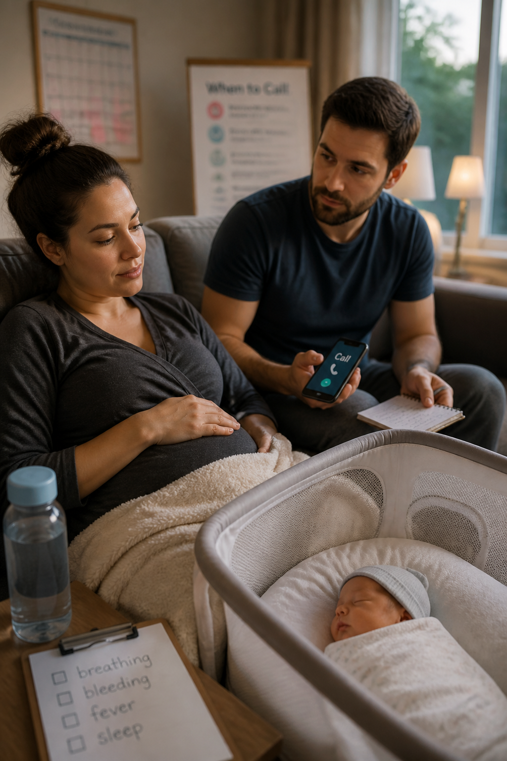 Pregnancy, Postpartum & Newborn Warning Signs: When to Call (And When to Breathe)