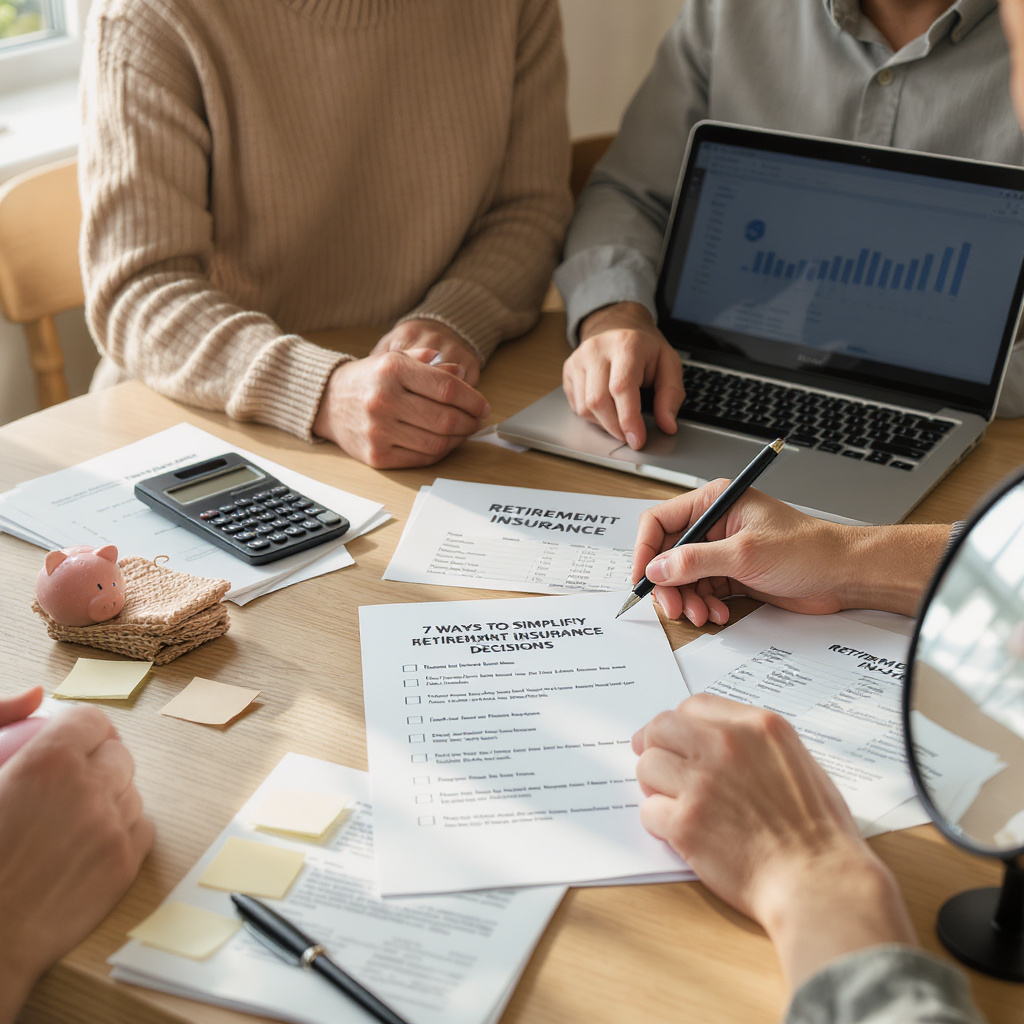 7 maneras de simplificar las decisiones de seguros en la jubilación