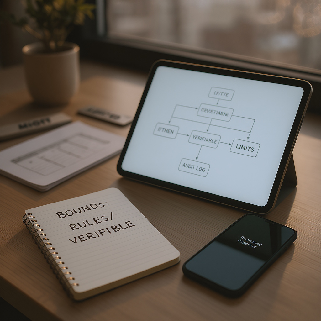 Micro-investments with bounded AI (rule-based, verifiable, disciplined)