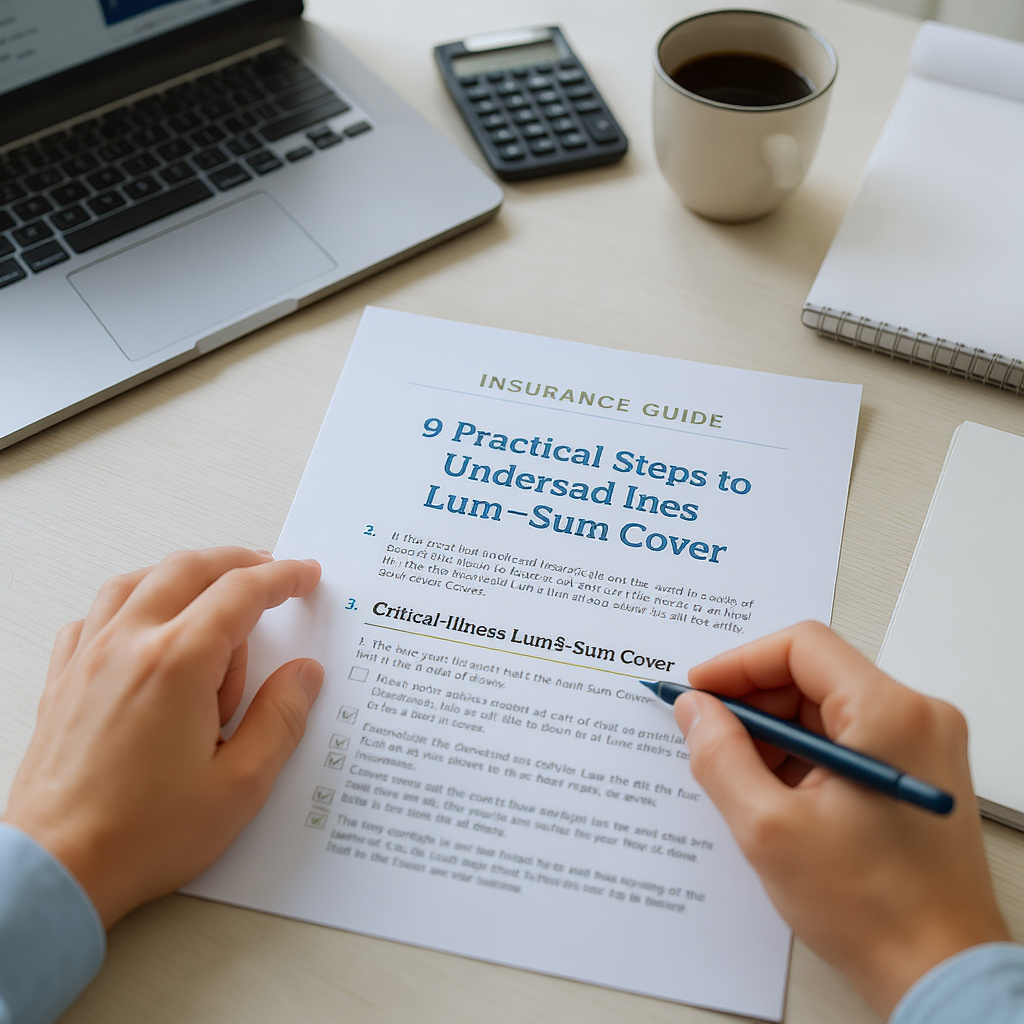 9 pasos prácticos para entender la cobertura por enfermedad crítica con pago único