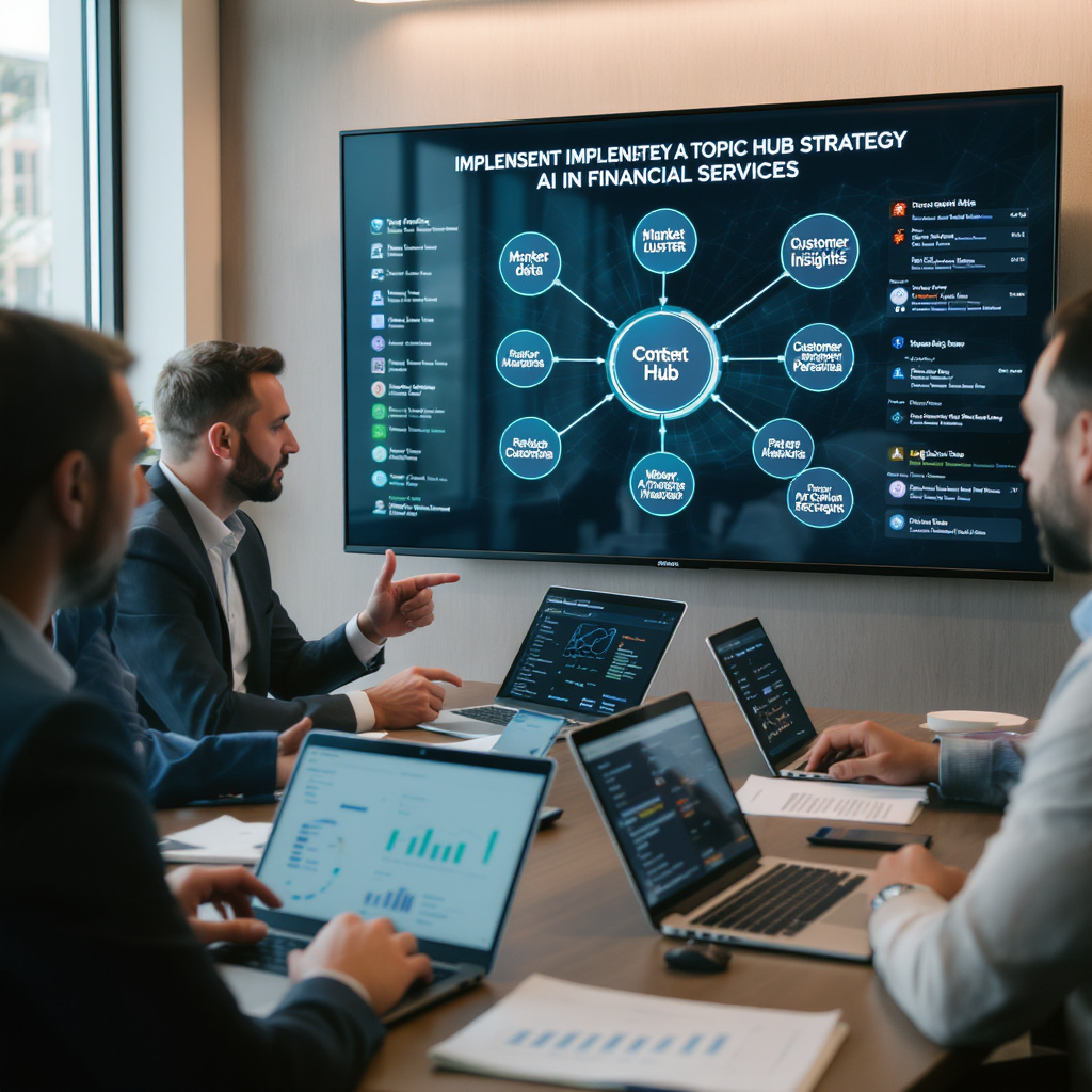 Implementing a Topic Hub Strategy for AI in Financial Services
