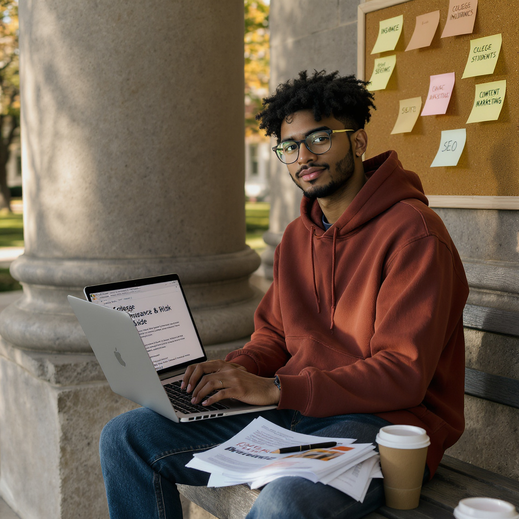 Guía de Seguros y Riesgos para Estudiantes Universitarios — Publicación pilar con temas clúster