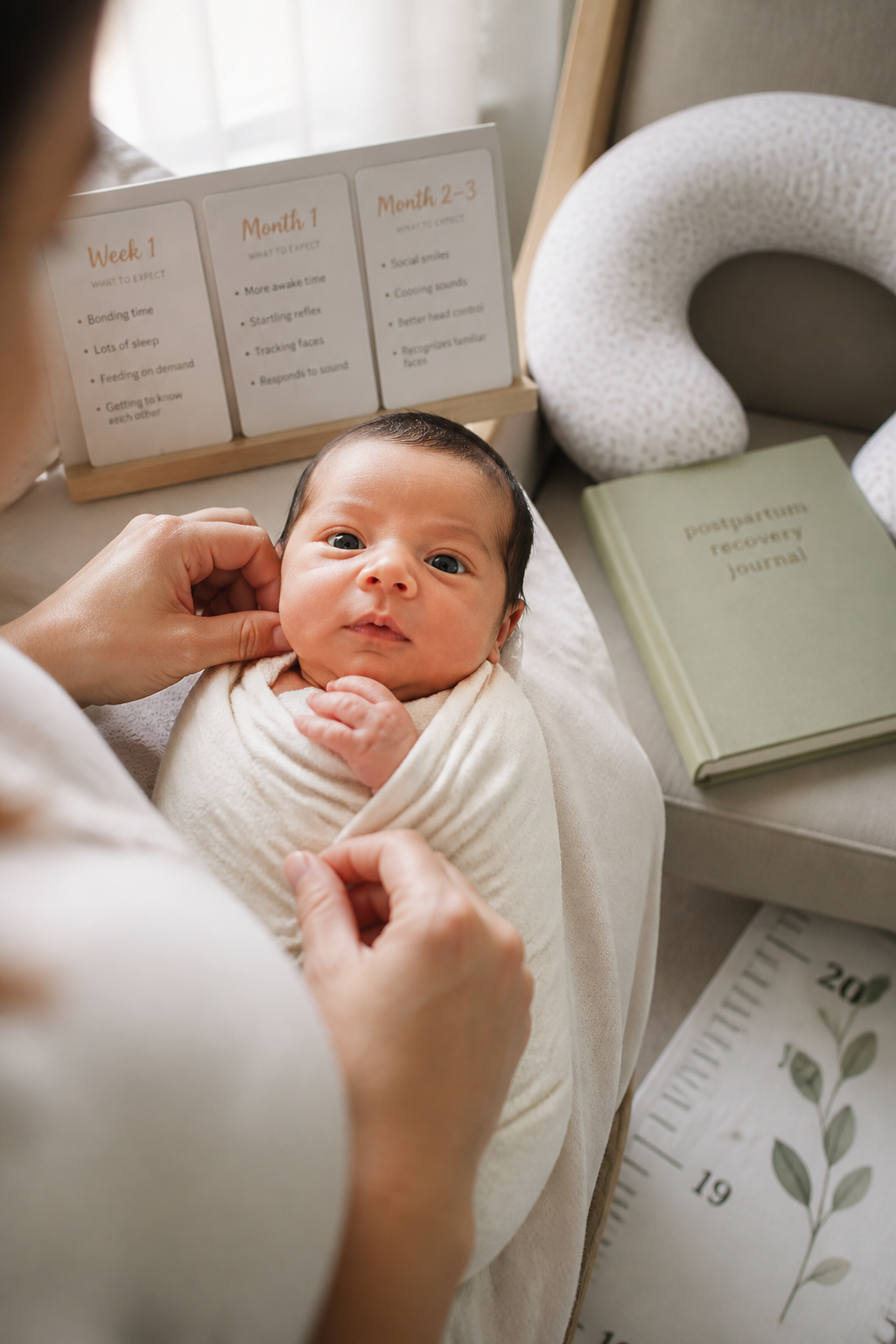 Baby Development Stages: Month-by-Month Newborn Milestones + What to Expect for Postpartum Recovery (Pillar Hub)