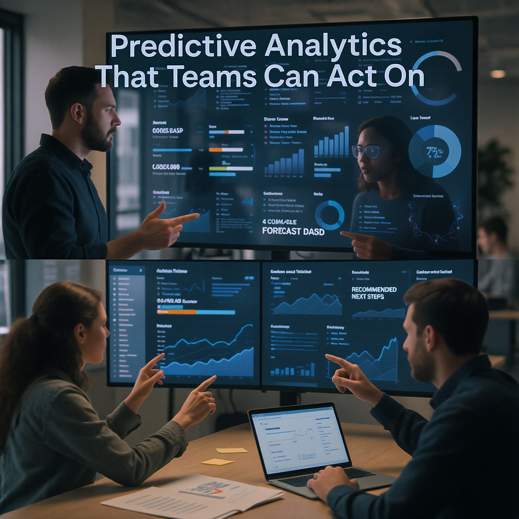 Predictive Analytics That Teams Can Act On (Inverted Pyramid Rewrite)