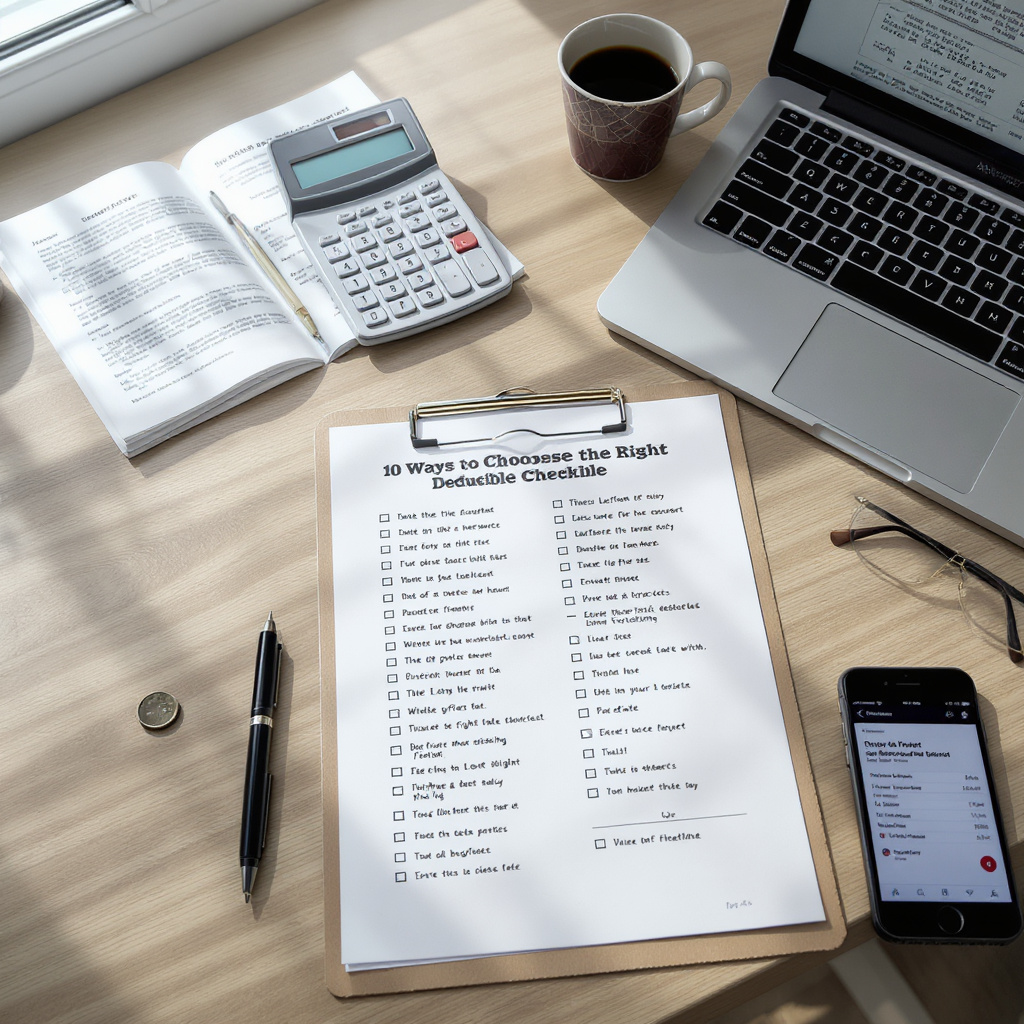 10 formas de elegir el deducible correcto