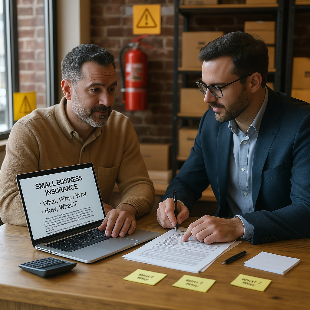 Seguros para Pequeñas Empresas: Qué, Por qué, Cómo y Qué pasa si