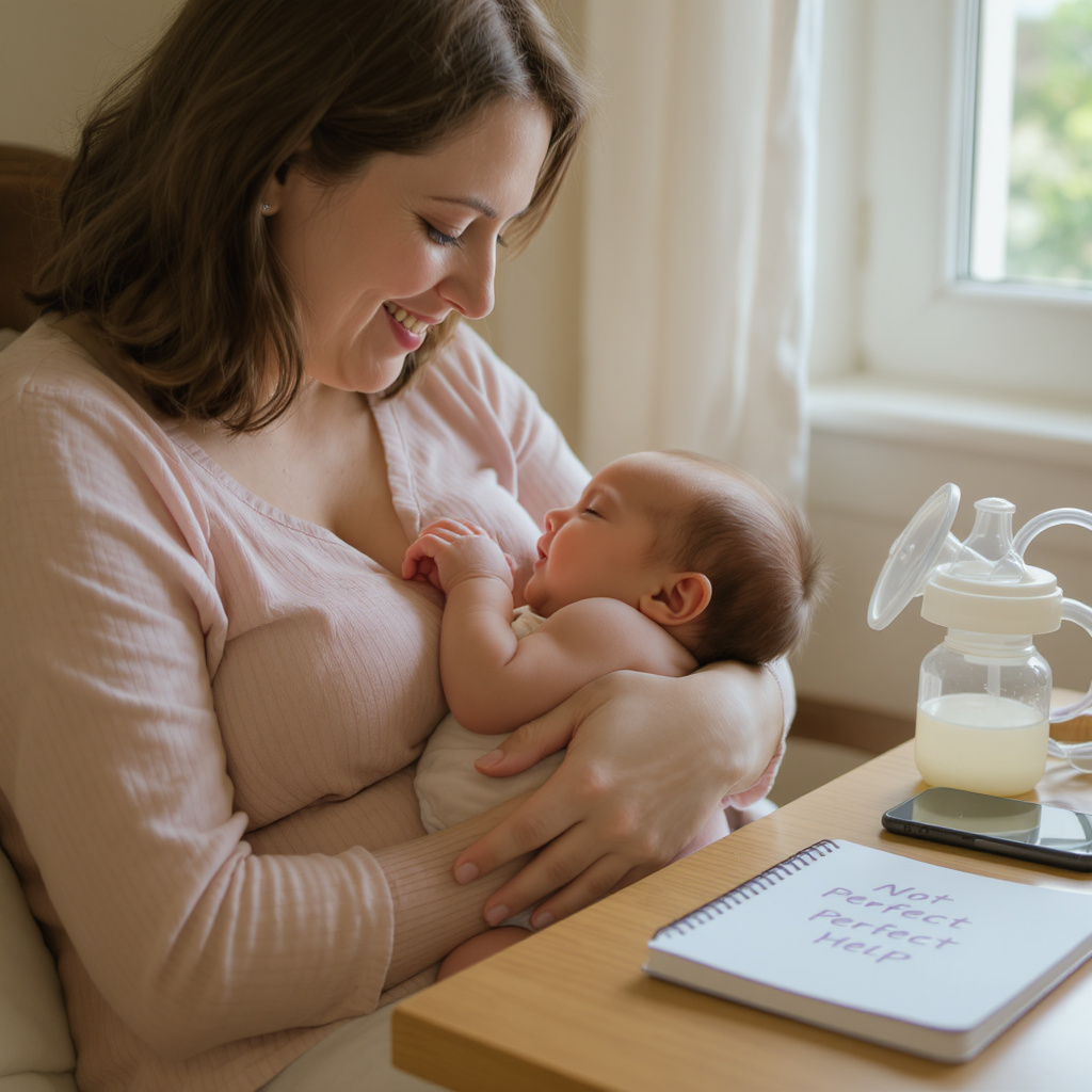 Pillar + Cluster HTML Rewrite: Breastfeeding “Not Perfect Yet” Guide