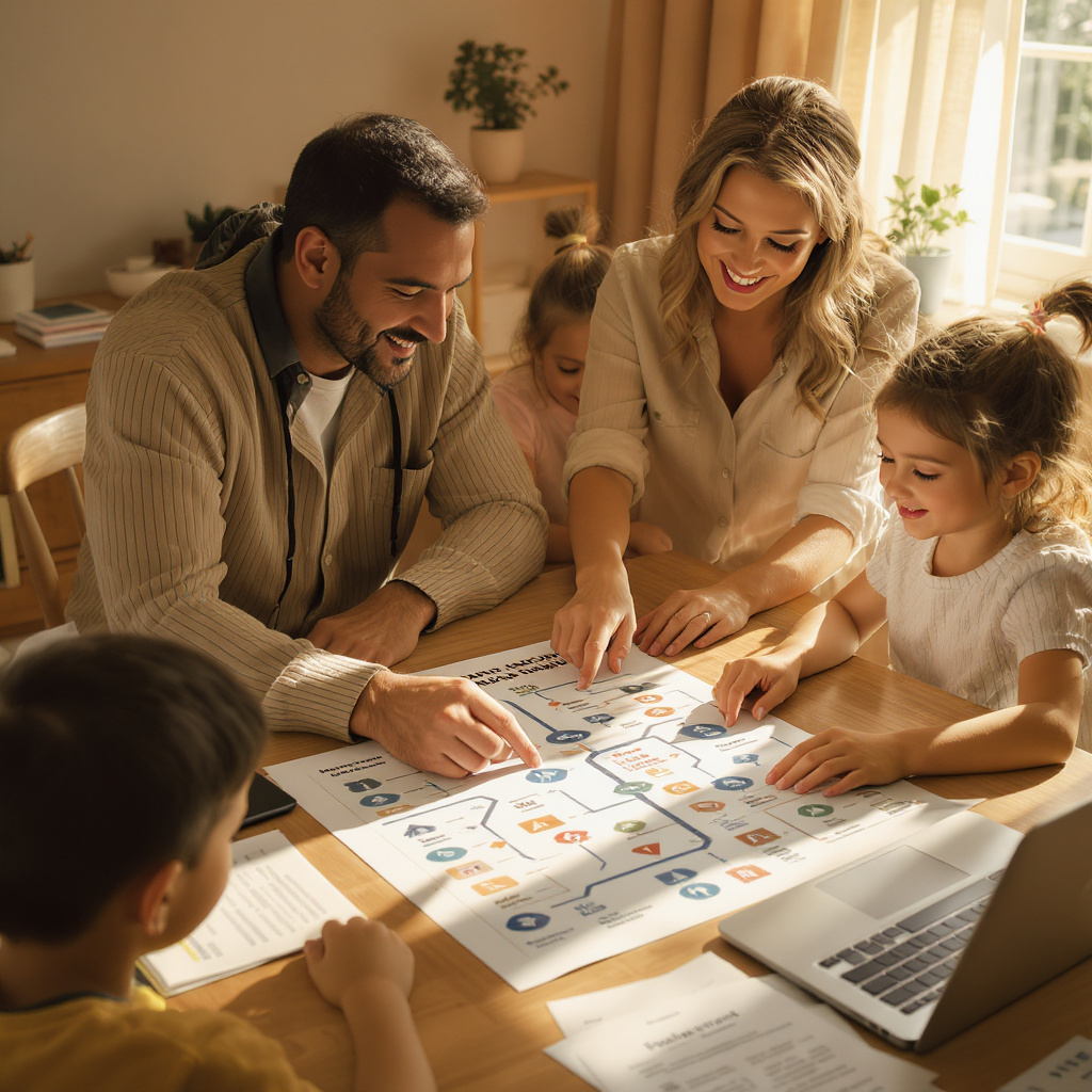 Hoja de ruta de seguros para familias — Guía pilar con recursos de clúster