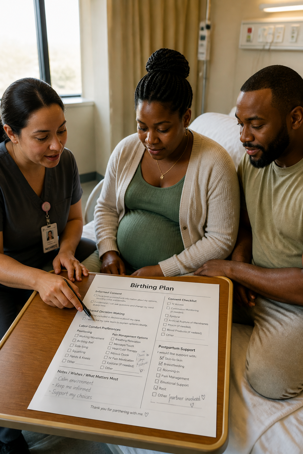 PAS: A Birthing Plan That Actually Helps (Not Just One More Paper)