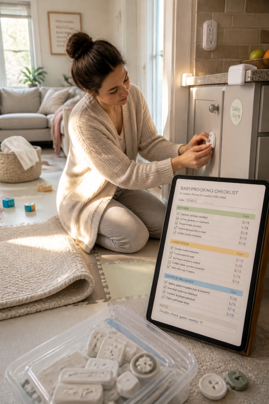 Babyproofing for New Parents: A Calming Baby Proofing Checklist for Postpartum Home Safety