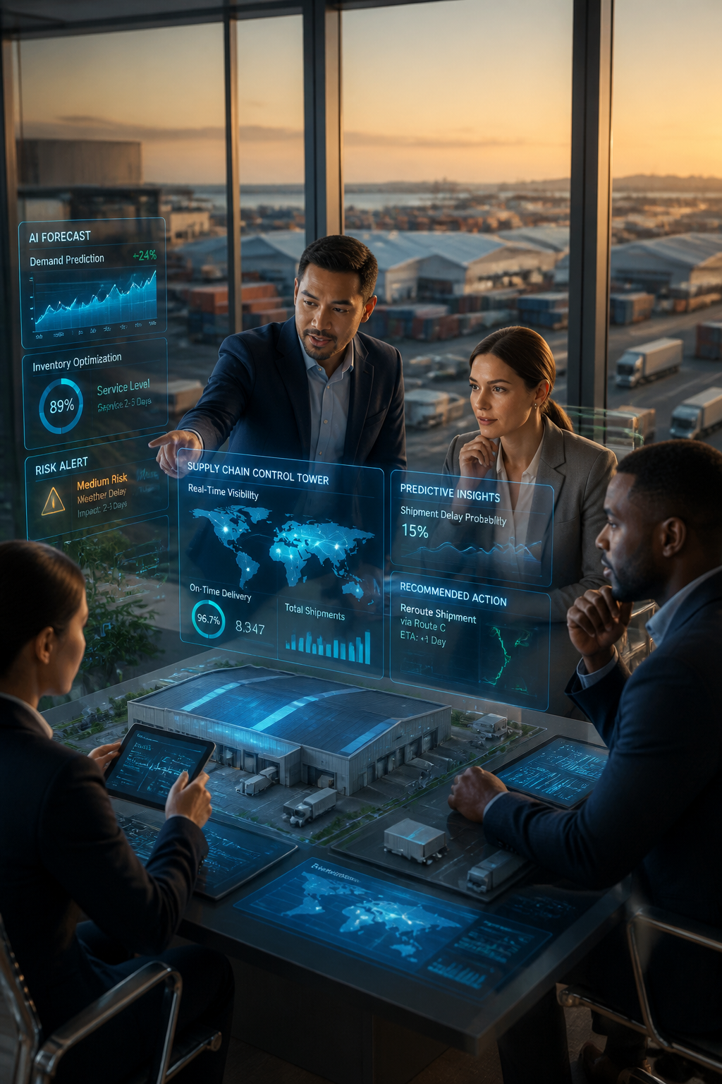 AI for Supply Chain Planning: From Predictions to Proactive Decisions