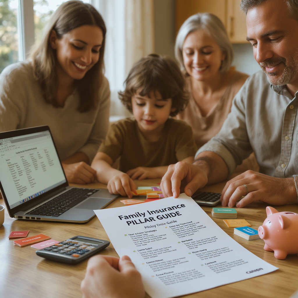 Guía pilar de seguros familiares + temas de clúster