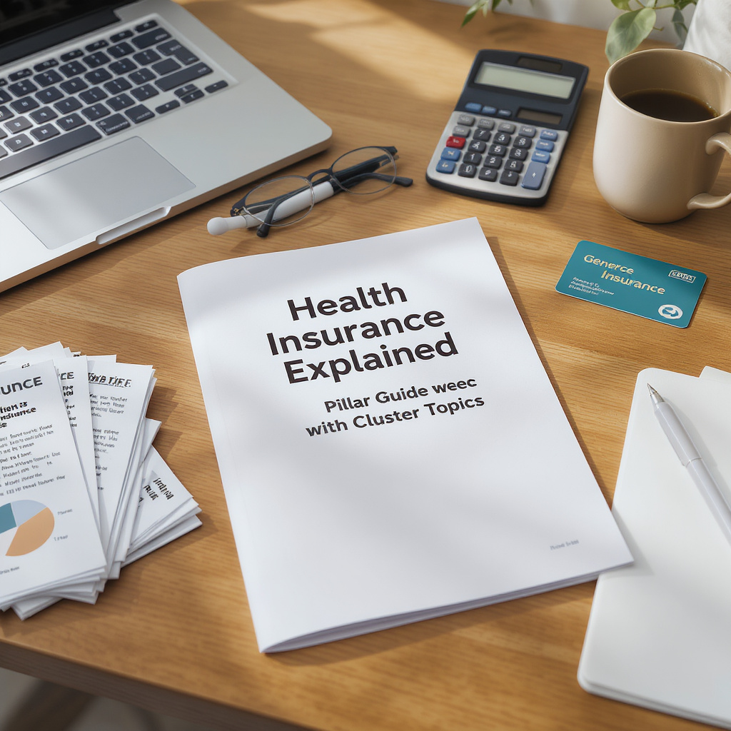 Seguro de salud explicado: Guía pilar con temas de clúster