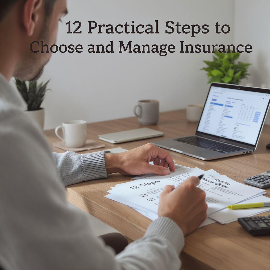 12 pasos prácticos para elegir y gestionar seguros