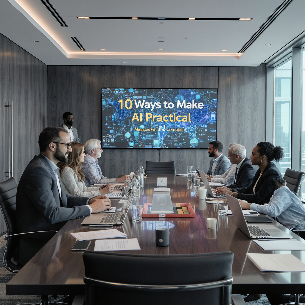 10 Ways to Make AI Practical, Measurable and Compliant in Finance