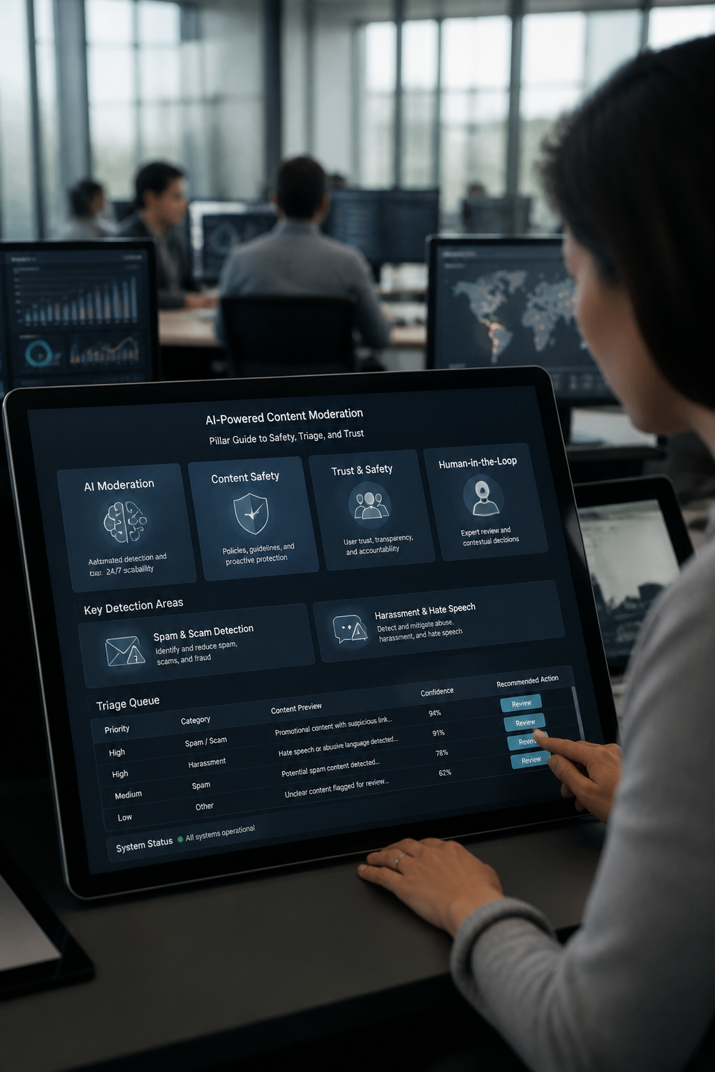 AI-Powered Content Moderation: A Pillar Guide to Safety, Triage, and Trust