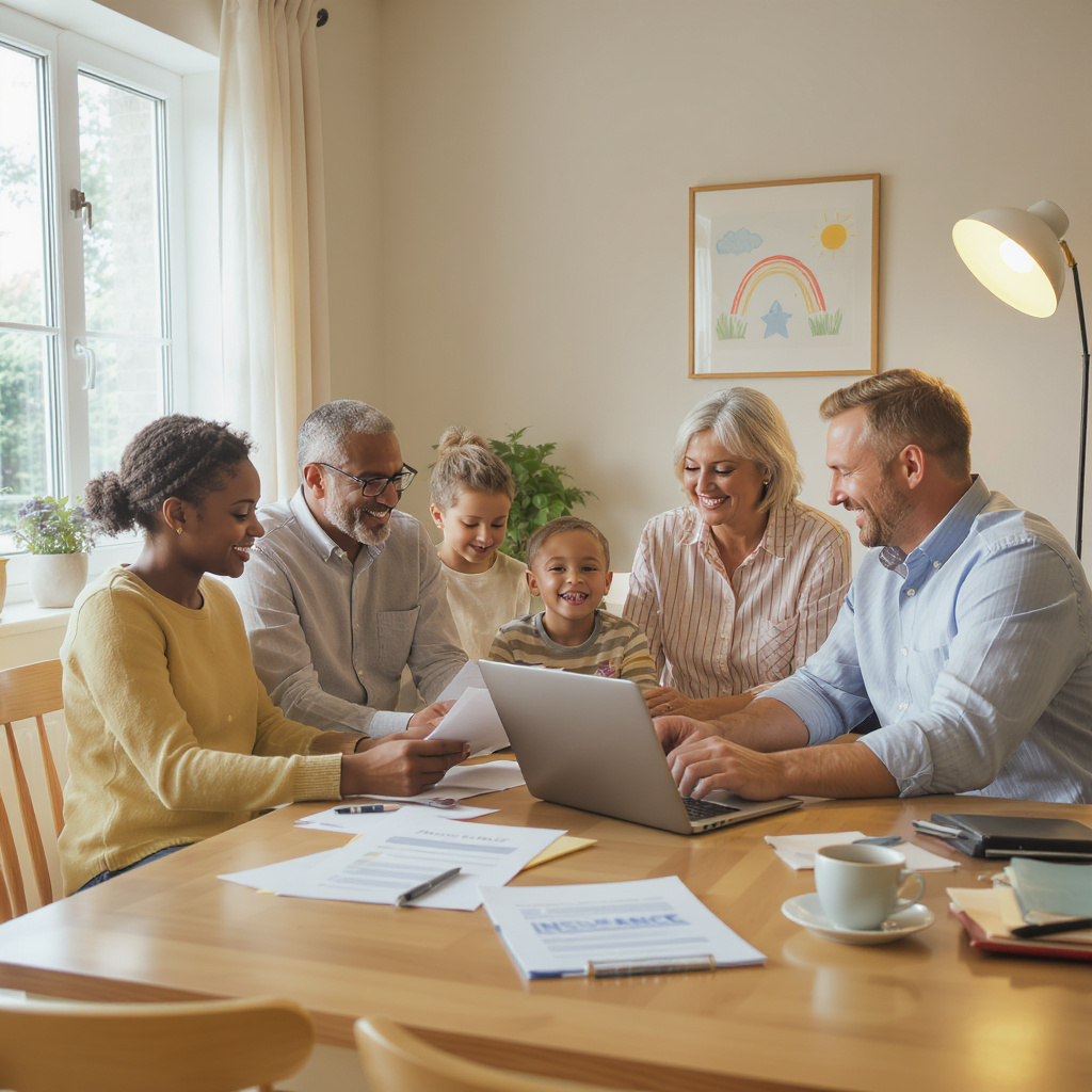 Guía clara de seguros centrada en la familia — Comience con lo esencial
