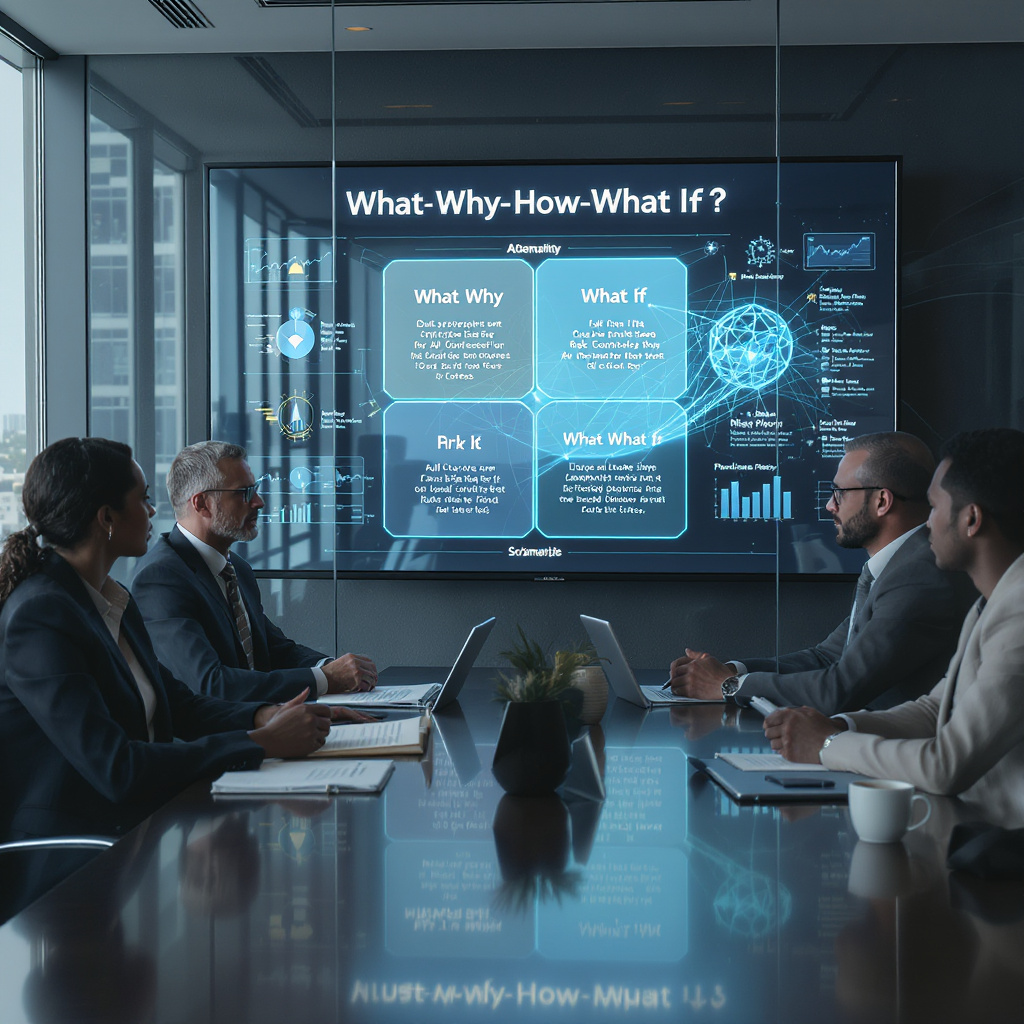 What-Why-How-What If: A governance-centered framework for AI in wealth management
